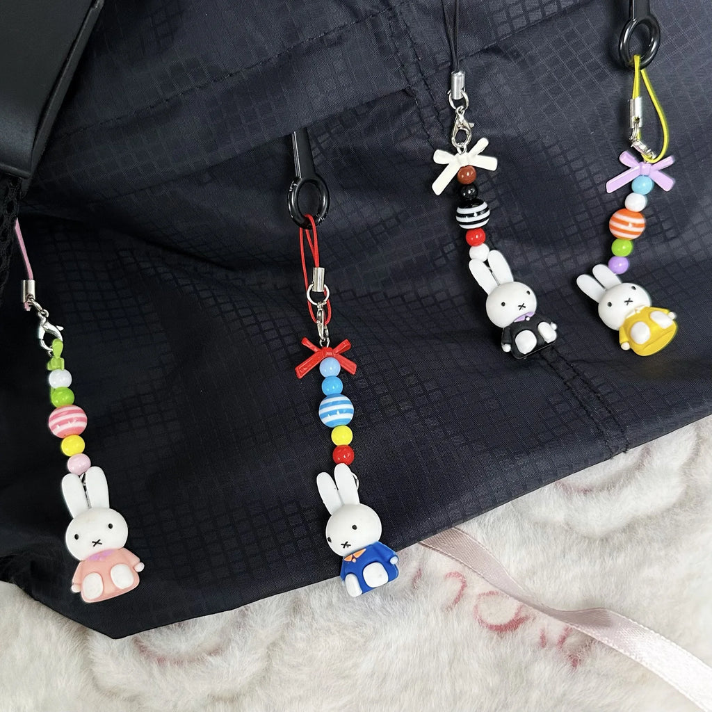 Kawaii Bunny Bow Keychain