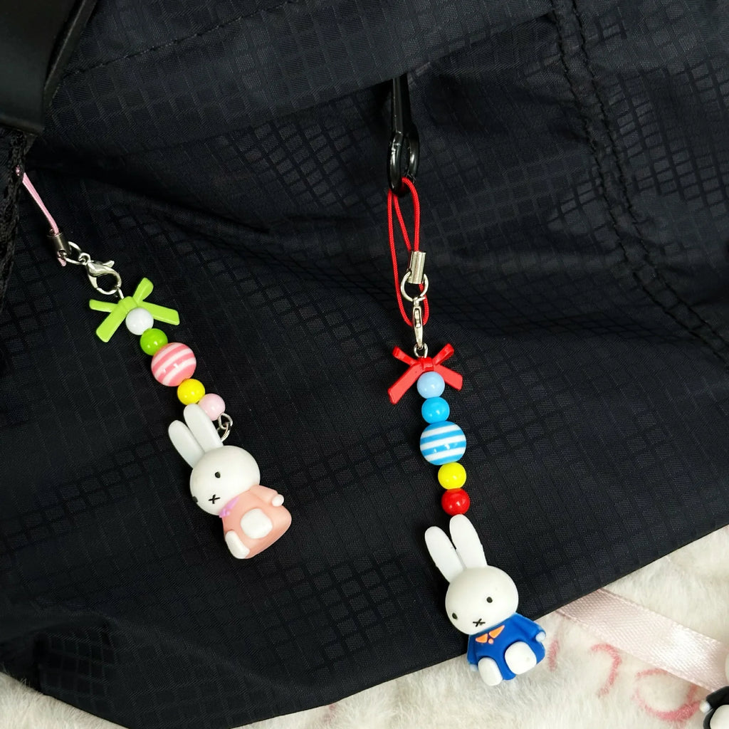 Kawaii Bunny Bow Keychain